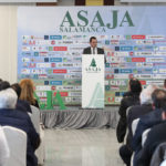 Delgado, en el discurso de inauguración de la sede central. |Manu Laya