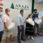 Entrega de premios en la sede de ASAJA Salamanca. FOTO: ASAJA Salamanca.