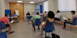 Reunión de la sectorial de la patata en ASAJA Salamanca. FOTO: ASAJA Salamanca
