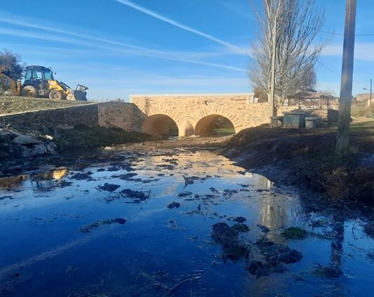 La CHD elimina un azud en el río Huebra (Salamanca) para recuperar su dinámica natural