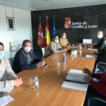 Reunión con el delegado territorial de la Junta, Eloy Ruiz