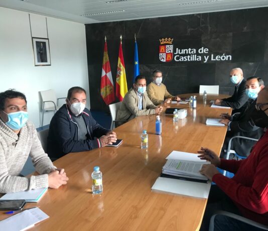 Reunión con el delegado territorial de la Junta, Eloy Ruiz