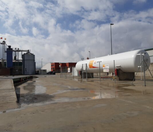 Repsol propone secaderos con quemador vena de aire-recuperación de calor con gas propano para conservar los granos de cereal y oleaginosas