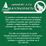 circular manifestación lobo