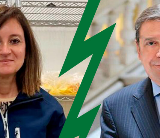 Octubre 2021: azucarillo, para Yolanda Medina, presidenta de la Interprofesional de la Patata; y galleta, para Luis Planas, ministro de Agricultura