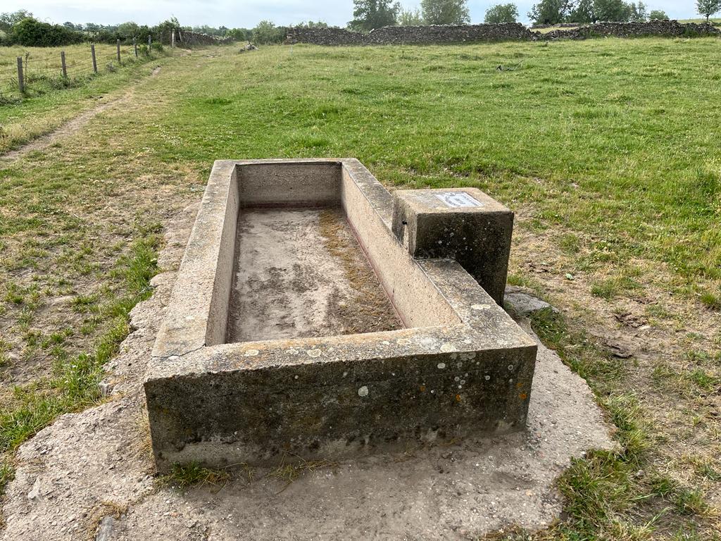 Abrevadero, en el oeste salmantino. FOTO: ASAJA Salamanca.