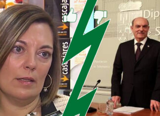 Junio 2022: el azucarillo es para la exconsejera de agricultura y ganadería Milagros Marcos; y la galleta para Manuel Rufino García, diputado delegado de Asistencia a Municipios y Organismo Autónomo CIPSA