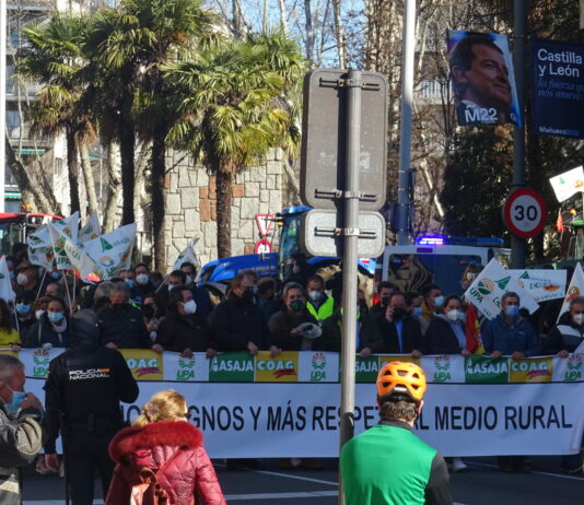 ASAJA, UPA y COAG se manifestarán en Valladolid el 23 de septiembre por los altos costes de producción Manifestación en Salamanca del 28 de enero de 2022. las OPA.