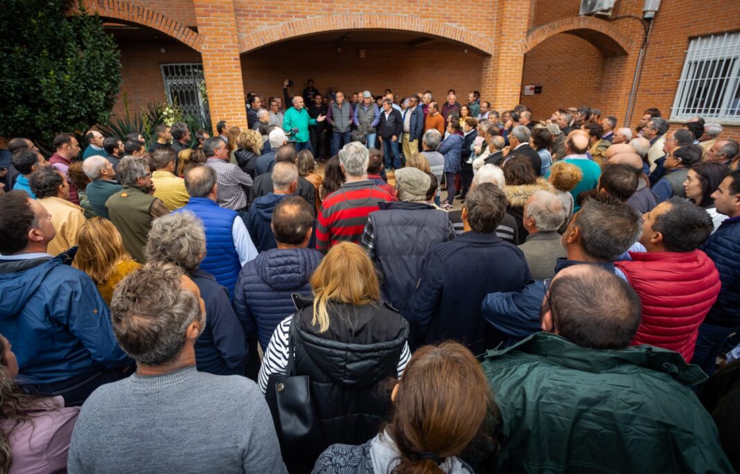 Protesta en Ciudad Rodrigo. FOTO: Vicente Protesta en Ciudad Rodrigo. FOTO: Vicente