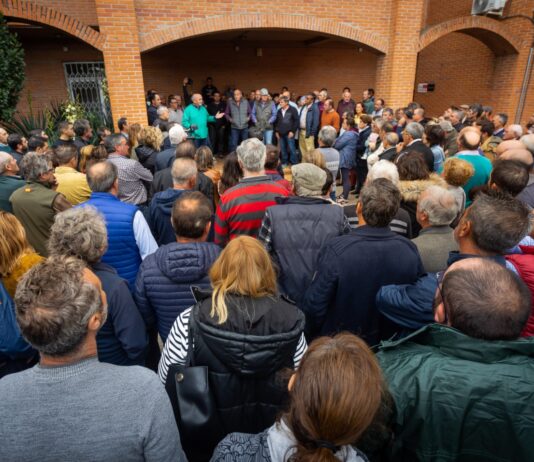 Multitudinaria protesta en Ciudad Rodrigo por la vacuna contra la ‘lengua azul’ Protesta en Ciudad Rodrigo. FOTO: Vicente