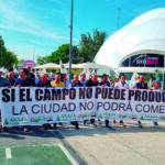 Multitudinaria protesta por los altos costes de producción