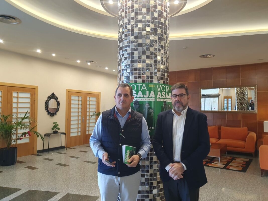 Juan Luis Delgado, presidente de ASAJA Salamanca, y Juan José Álvarez, secretario de ASAJA Nacional.