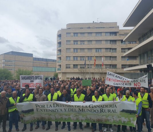 Multitudinaria concentración en Salamanca: 3.000 personas avalaron la protesta ganadera