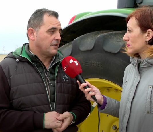 Los agricultores y ganaderos se movilizan en una gran tractorada- Campo Salamantino, 12 de febrero de 2024