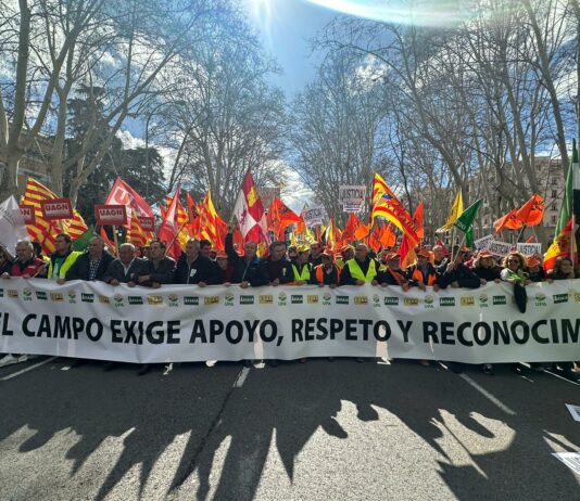 Más de 30.000 ganaderos y agricultores defendieron en Madrid el futuro del campo y el de la alimentación europea