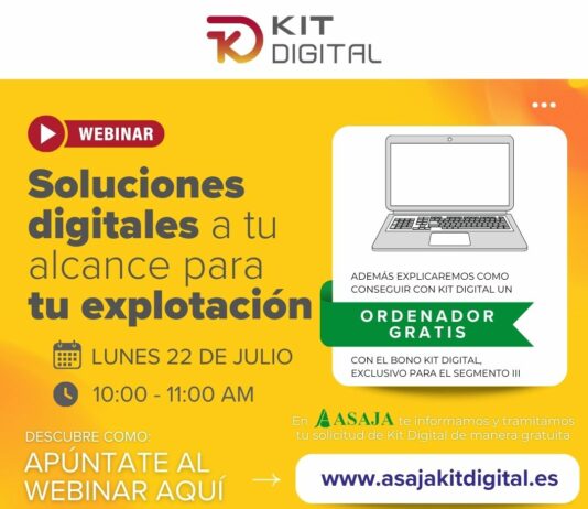 ASAJA promueve la digitalización en agricultura y ganadería con el Programa Kit Digital