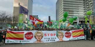 El campo europeo logra frenar la firma del acuerdo con MERCOSUR tras una masiva movilización en Bruselas