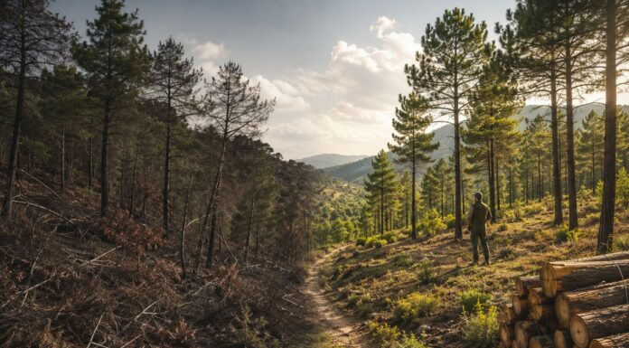 El monte no se abandona, se gestiona monte quemado
