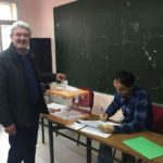PRESIDENTE ASAJA SEGOVIA VOTANDO