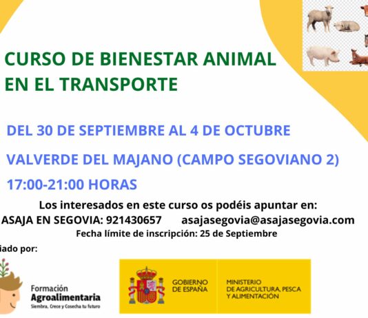CURSO BIENESTAR ANIMAL EN EL TRANSPORTE