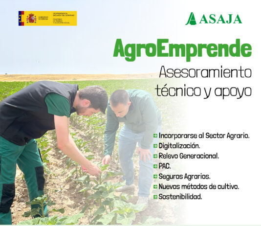AgroEmprende, un servicio técnico de asesoramiento y apoyo de ASAJA a emprendedores rurales.