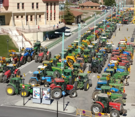 LA TRACTORADA Y LA MANIFESTACIÓN EN IMÁGENES