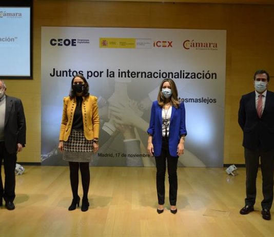La ministra Reyes Maroto ha presentado una web donde se engloban servicios y herramientas de apoyo a la internacionalización de las empresas españolas