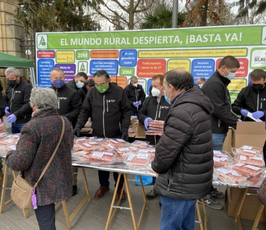ASAJA Soria, en defensa del campo con el lema ‘El mundo rural despierta. ¡Basta ya!’