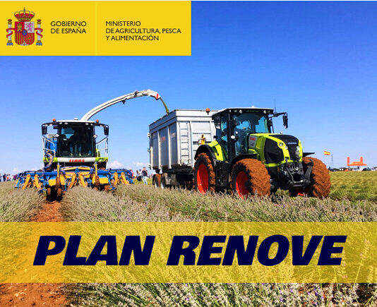 El Ministerio de Agricultura, Pesca y Alimentación convoca las ayudas del Plan Renove de maquinaria agrícola 2023