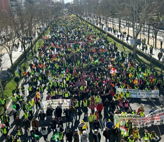 LOS AGRICULTORES Y GANADEROS DE SORIA DEFIENDEN EN MADRID EL FUTURO DEL CAMPO Y DE LA ALIMENTACIÓN EUROPEA