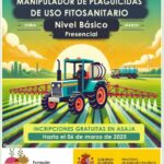 CURSOS DE MANIPULADOR DE PLAGUICIDAS DE USO FITOSANITARIO – NIVEL BÁSICO