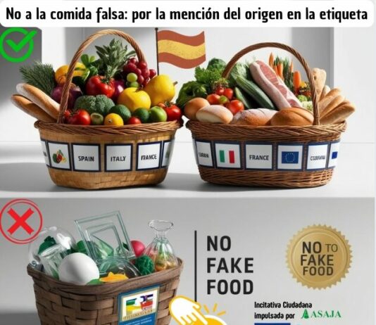 ASAJA Soria impulsa en la provincia la iniciativa ciudadana en contra de la comida falsa