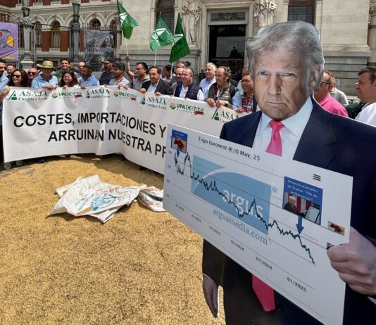 CONCENTRACIÓN EN DEFENSA DE LA AGRICULTURA CEREALISTA EN MADRID