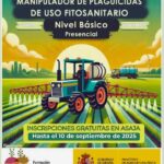 CURSOS DE MANIPULADOR DE PLAGUICIDAS DE USO FITOSANITARIO – NIVEL BÁSICO