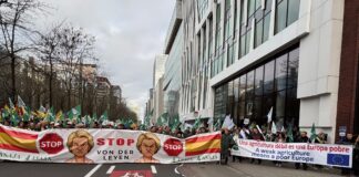 ASAJA Soria se moviliza en Bruselas para defender al sector agroganadero ante los recortes
