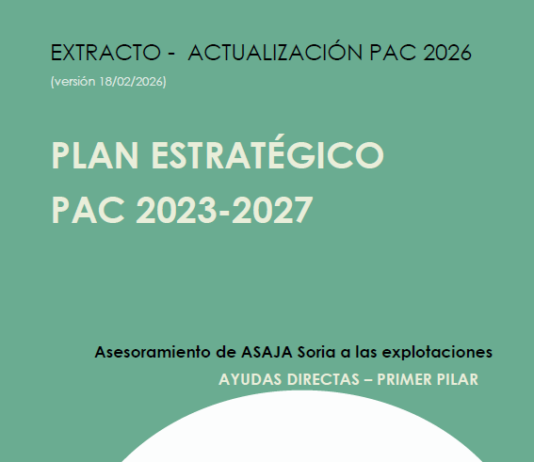 PLAN ESTRATÉGICO NACIONAL. SERVICIOS TÉCNICOS DE ASAJA SORIA. ACTUALIZACIÓN PAC 2026