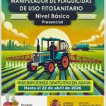 CURSOS DE MANIPULADOR DE PLAGUICIDAS DE USO FITOSANITARIO – NIVEL BÁSICO