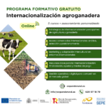 PROGRAMA FORMATIVO GRATUITO. INTERNALIZACIÓN GANADERA
