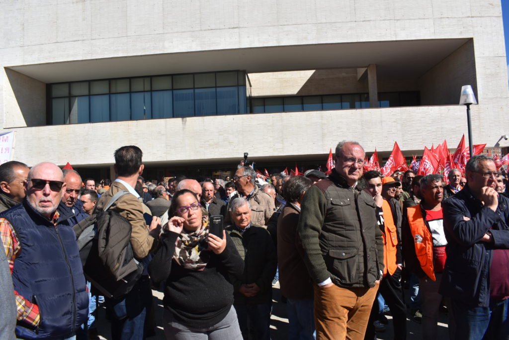 concentracion caza Asaja Valladolid