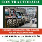 El 11 de marzo, todos a la Plaza de Colón en Valladolid
