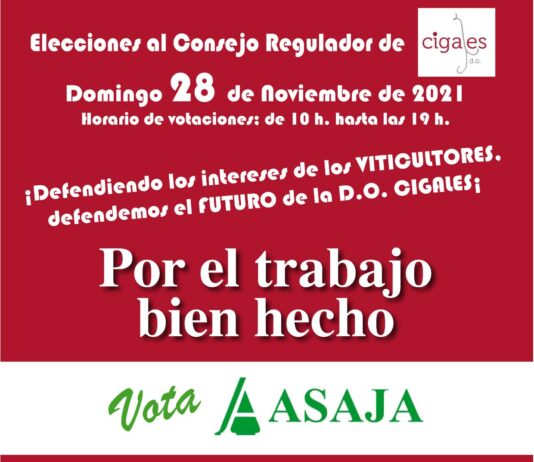 Por el trabajo bien hecho en Cigales