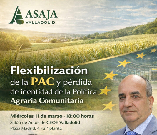 ASAJA Valladolid organiza una charla sobre la flexibilización de la PAC y su impacto en el futuro del sector agrario