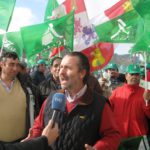 Donaciano Dujo en manifestación, Asaja Castilla y León