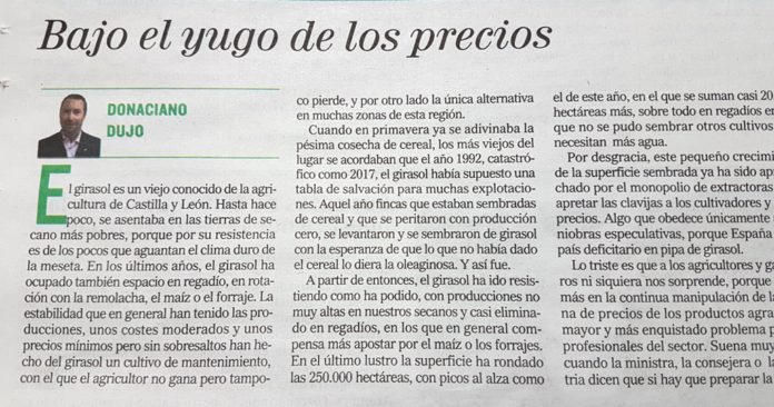 Bajo el yugo de los precios Bajo el yugo de los precios