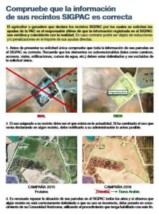 Folleto divulgativo para los solicitantes de las Ayudas de la PAC 2016