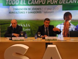 Convención Jóvenes Agricultores 2013. Celebrada el 17 de mayo en Valladolid, bajo el lema “Todo el campo por delante”