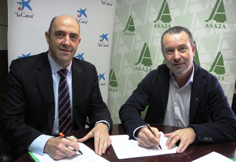 Convenio de colaboración financiera entre ASAJA de Castilla y León y la Caixa Convenio de colaboración financiera entre ASAJA de Castilla y León y la Caixa