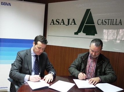 ASAJA Castilla y León y BBVA firman un convenio de colaboración financiera ASAJA Castilla y León y BBVA firman un convenio de colaboración financiera