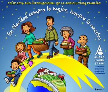 Campaña de ASAJA: «En Navidad compra lo mejor, compra lo nuestro» Campaña de ASAJA: "En Navidad compra lo mejor