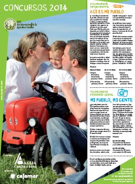 La agricultura familiar, protagonista de los concursos de dibujo y fotografía de ASAJA Castilla y León, patrocinados por Cajamar La agricultura familiar